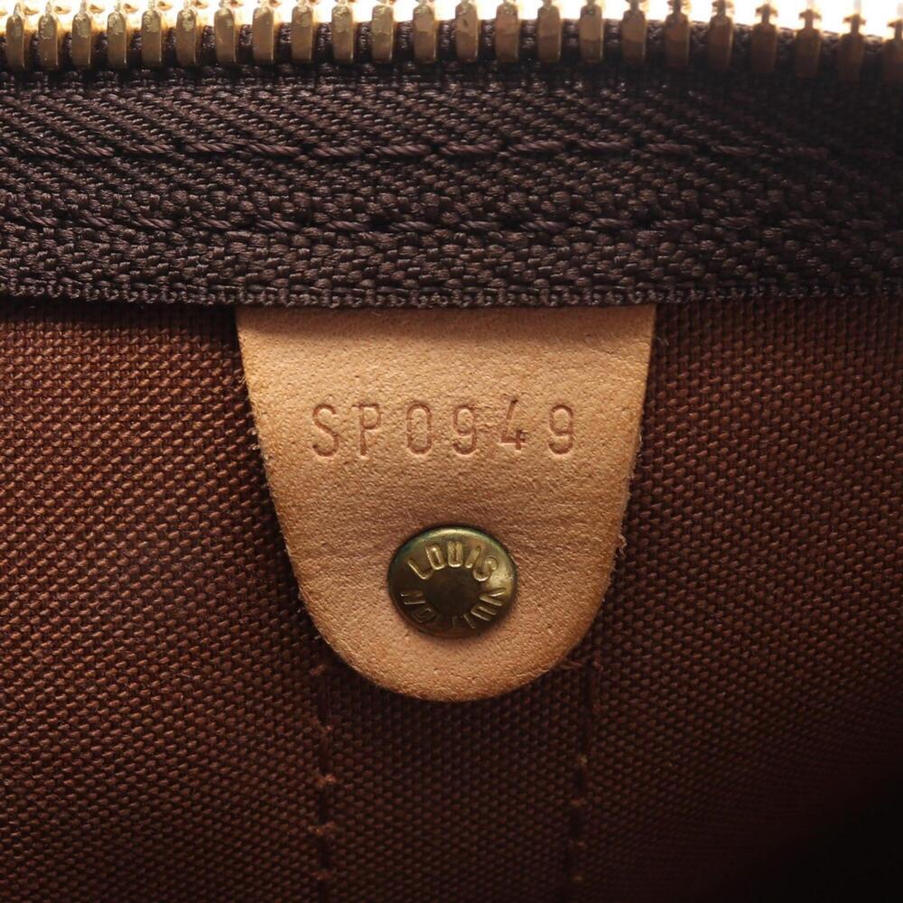 LOUIS VUITTON Brown Monogram Leather Boston Bag - Picture 5 of 14